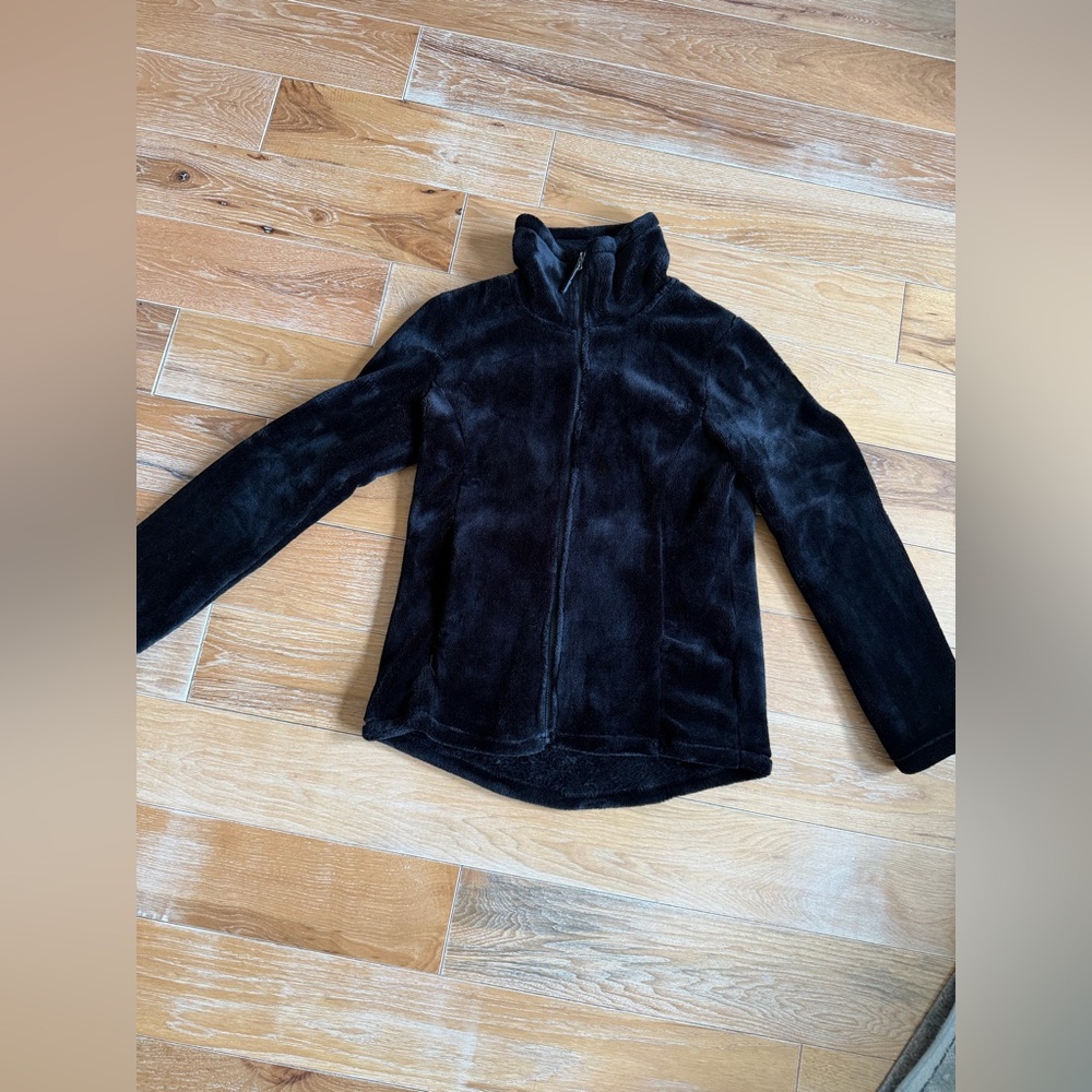 32 Degrees Black Plush Jacket